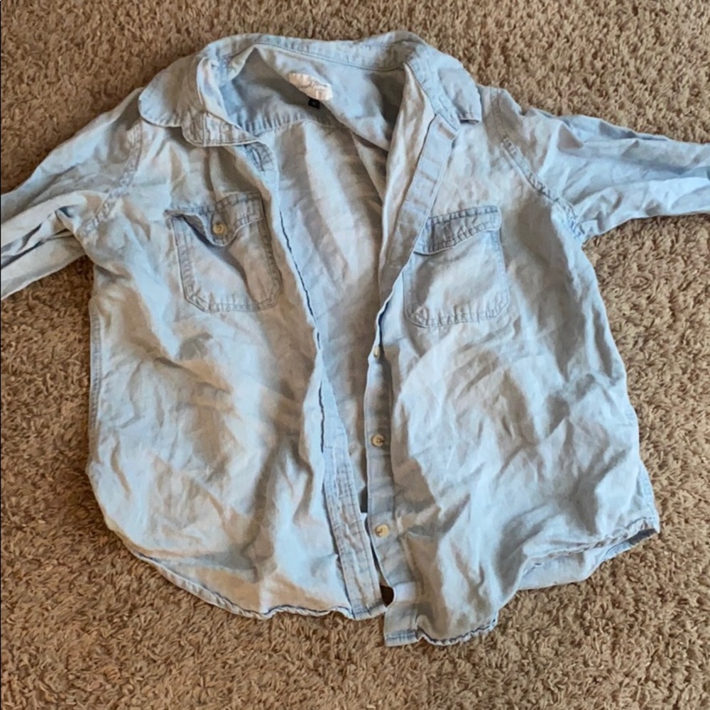 Sort of light blue flannel